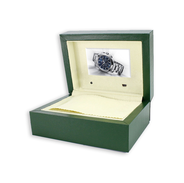 PU皮手表视频盒 首饰盒 节日送家人 朋友礼品盒